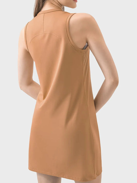 Millennia Round Neck Sleeveless Active Dress – by Trenzyco