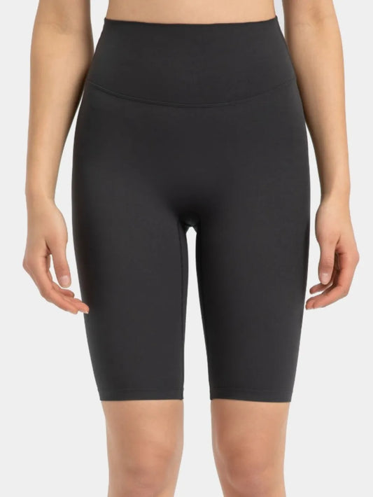 Millennia High Rise Wide Waistband Active Shorts – by Trenzyco