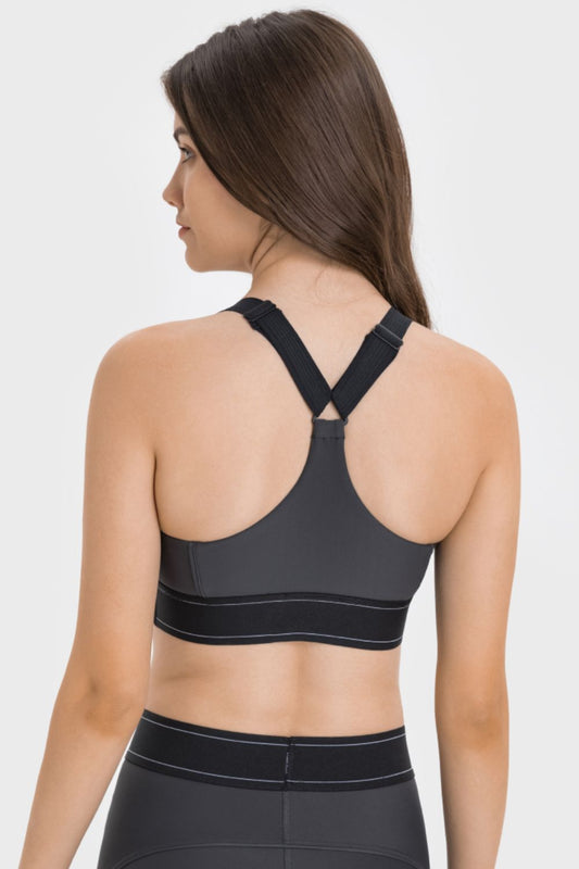 Millennia Contrast Sports Bra – by Trenzyco