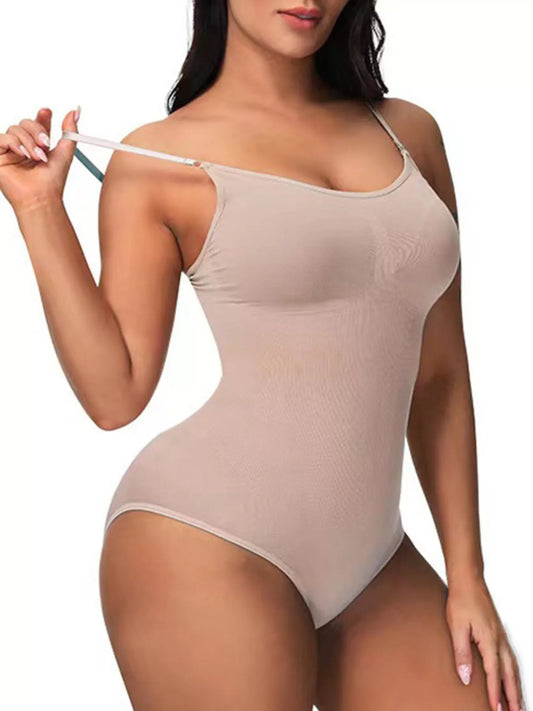 Full Size Seamless Scoop Neck Shaping Bodysuit Plus Size – by Trenzyco
