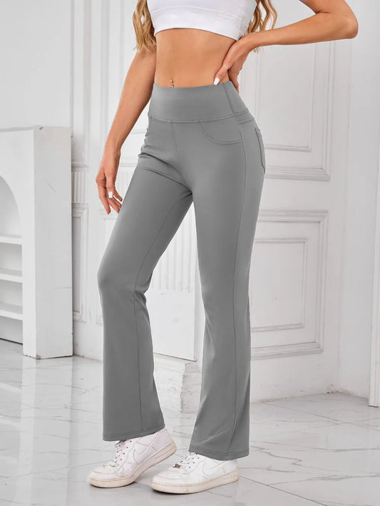 Lovelet High Waist Active Pants with Pockets –  by Trenzyco