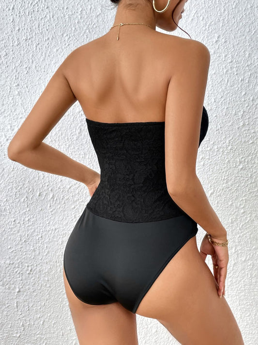 Perfee Strapless Sweetheart Neck Bodysuit – by Trenzyco