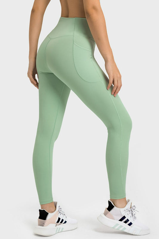 Millennia V-Waist Yoga Leggings with Pockets – by Trenzyco