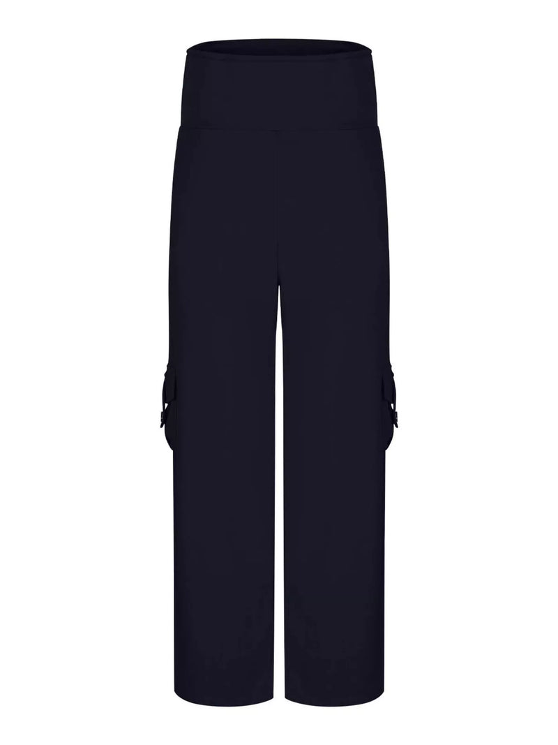 High-Waisted Yoga Pants with Pockets –  by Trenzyco