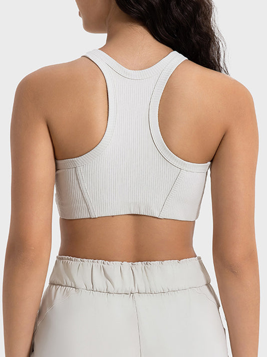 Millennia Wide Strap Cropped Sport Tank – by Trenzyco